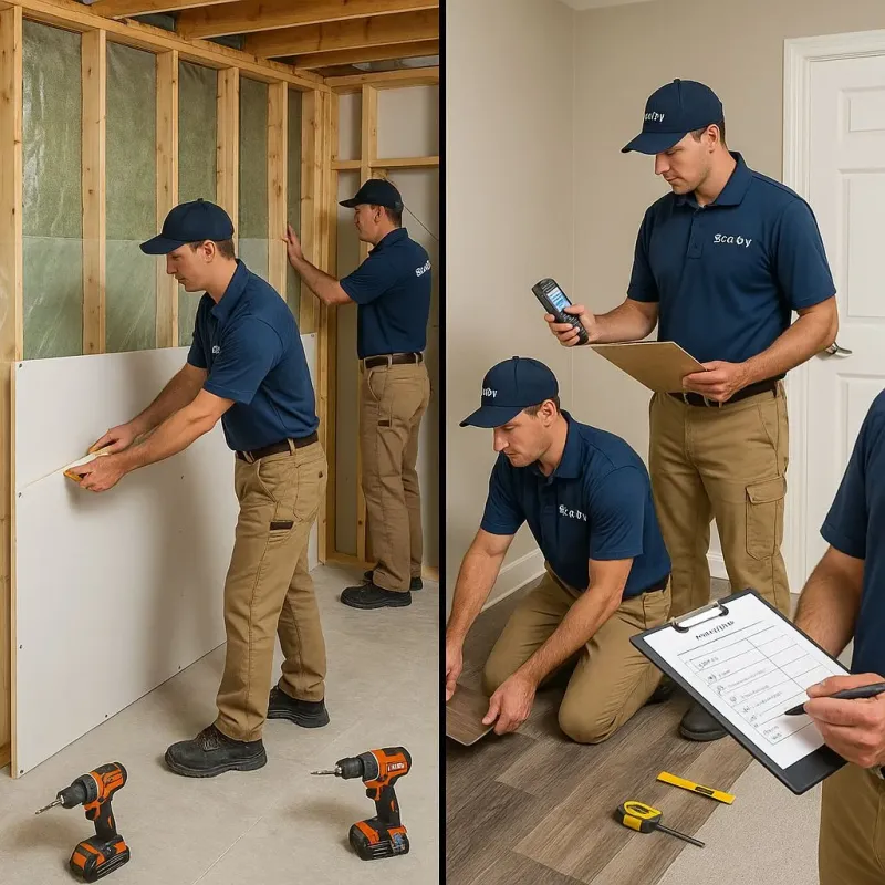 Repairs and Reconstruction process in Denmark, SC